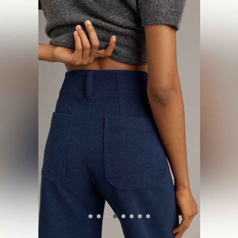 NWT The Colette Brushed Knit Crop
Wide-Leg Pants by Maeve - Picture 4 of 12